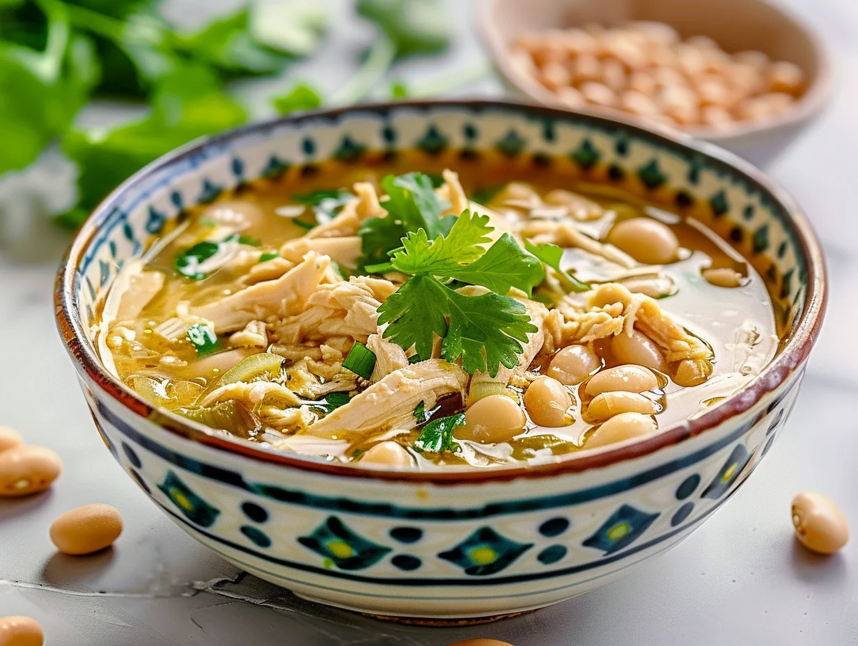 White chicken chili