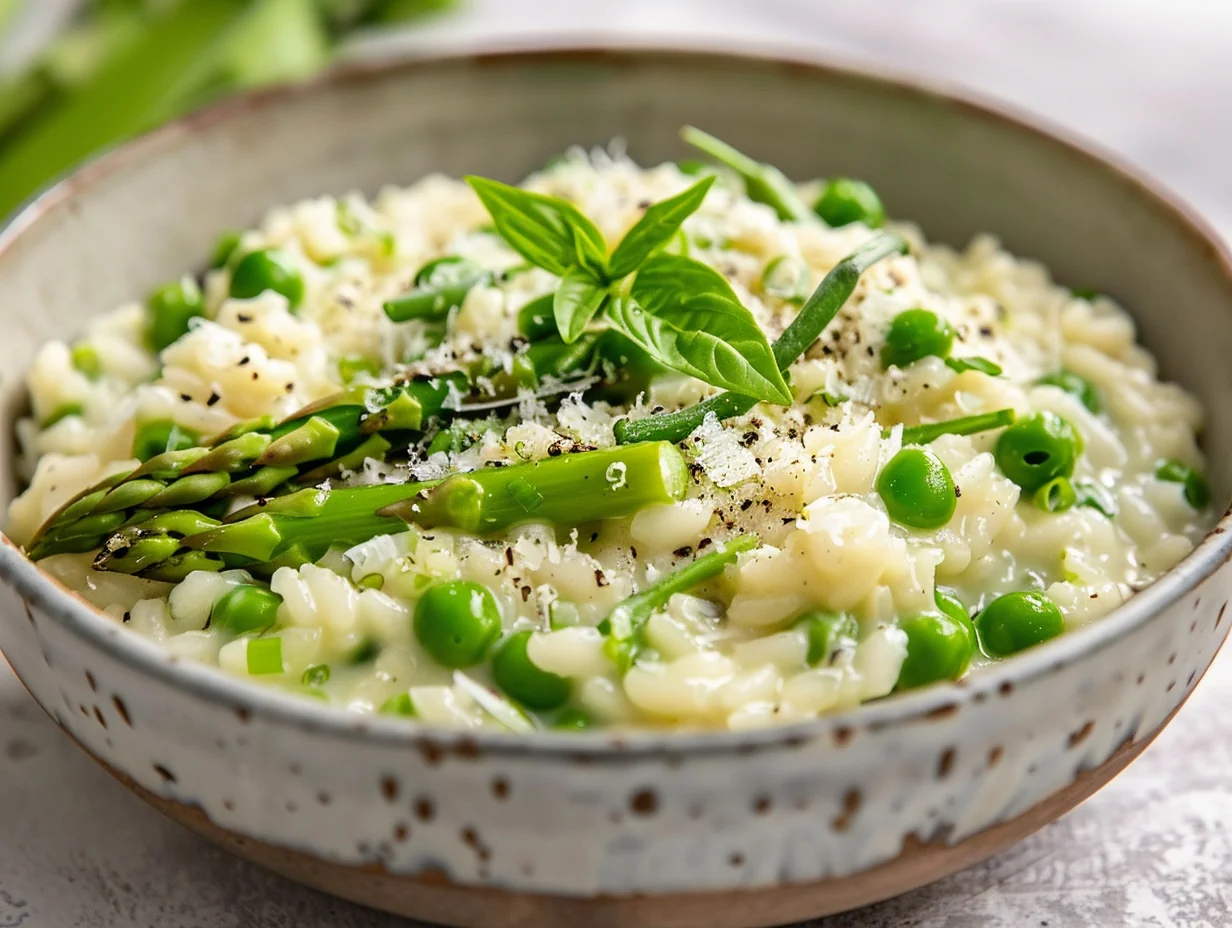 Risotto primavera aux asperges