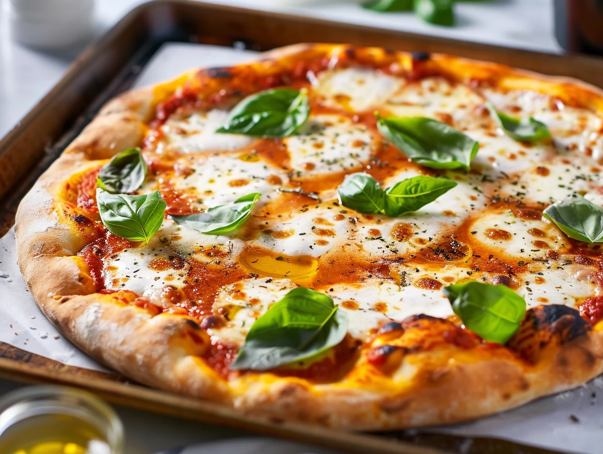 Pizza margherita napolitaine
