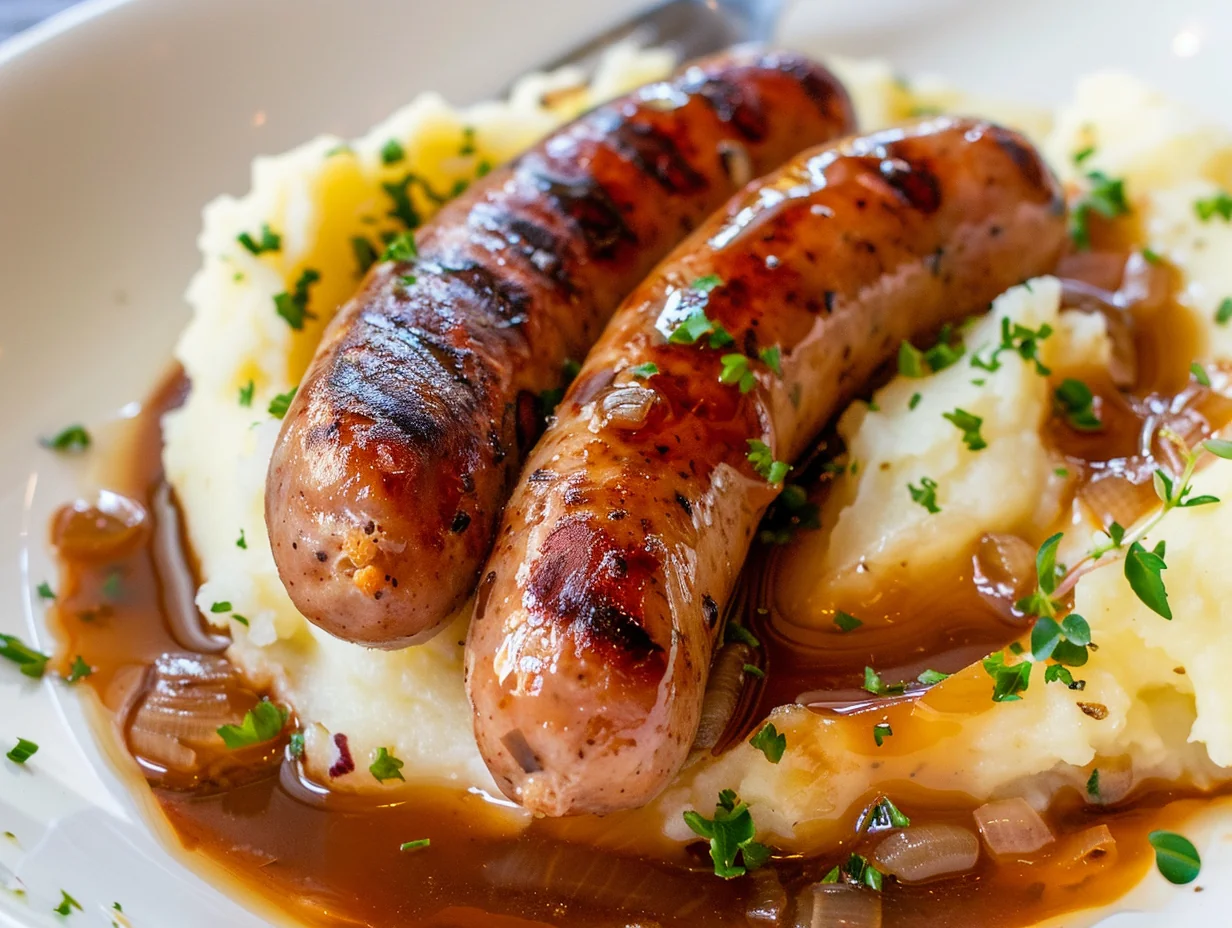 Saucisses purée
