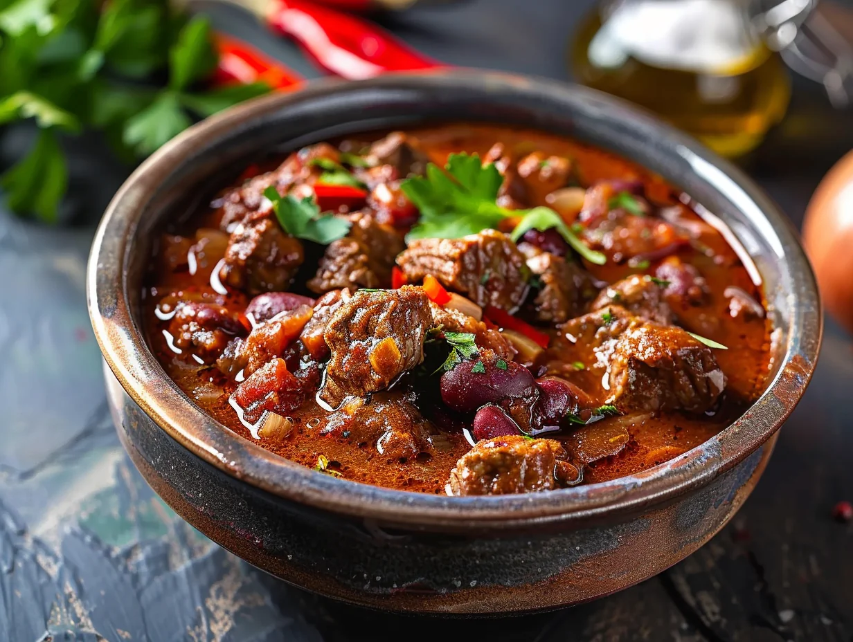 Chili con carne texan