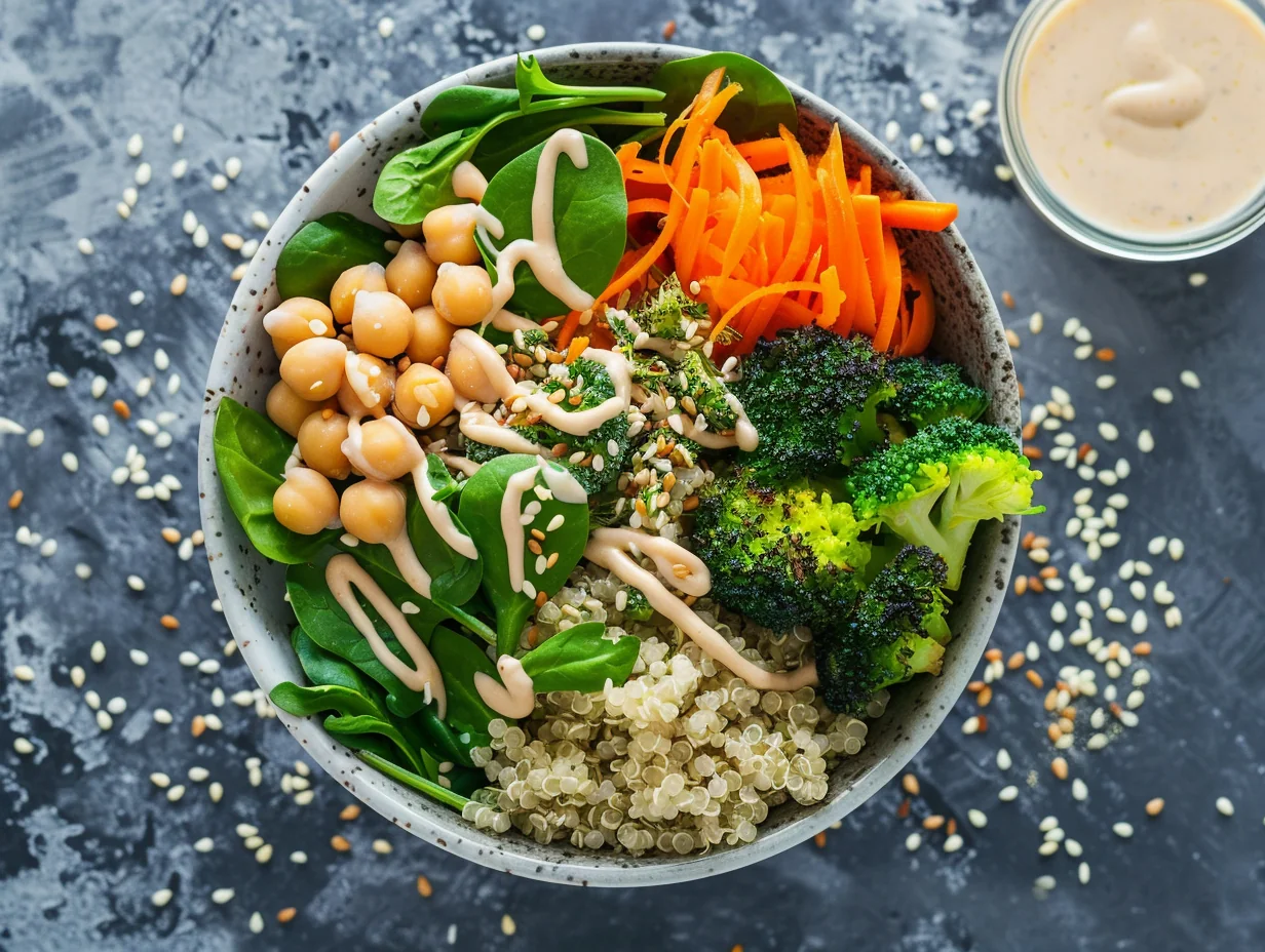 Buddha bowl quinoa et légumes