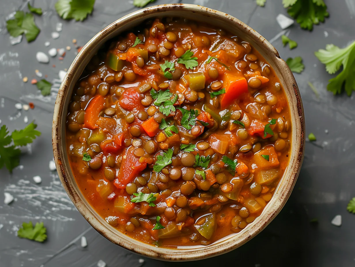 Chili sin carne aux lentilles