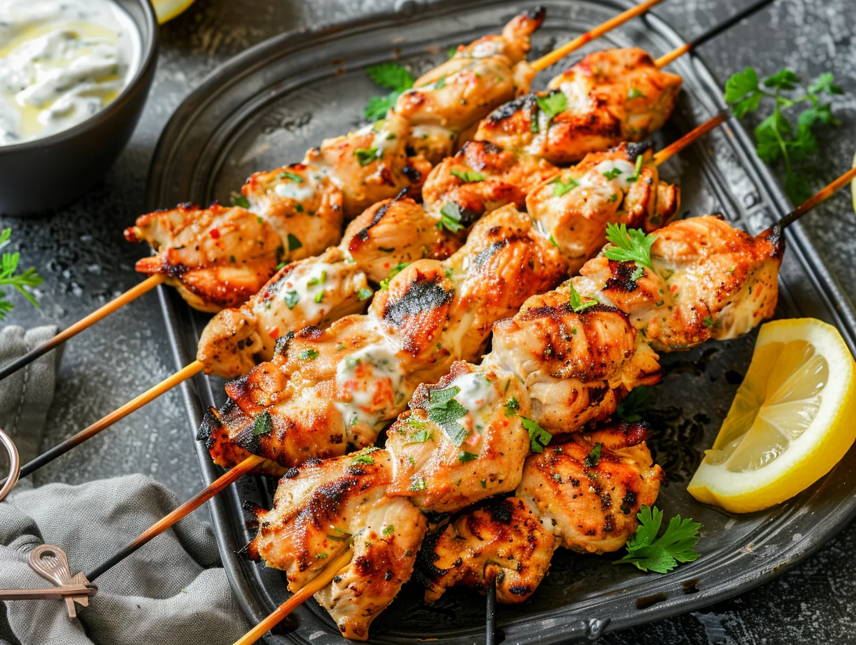 Chich taouk (brochettes de poulet)