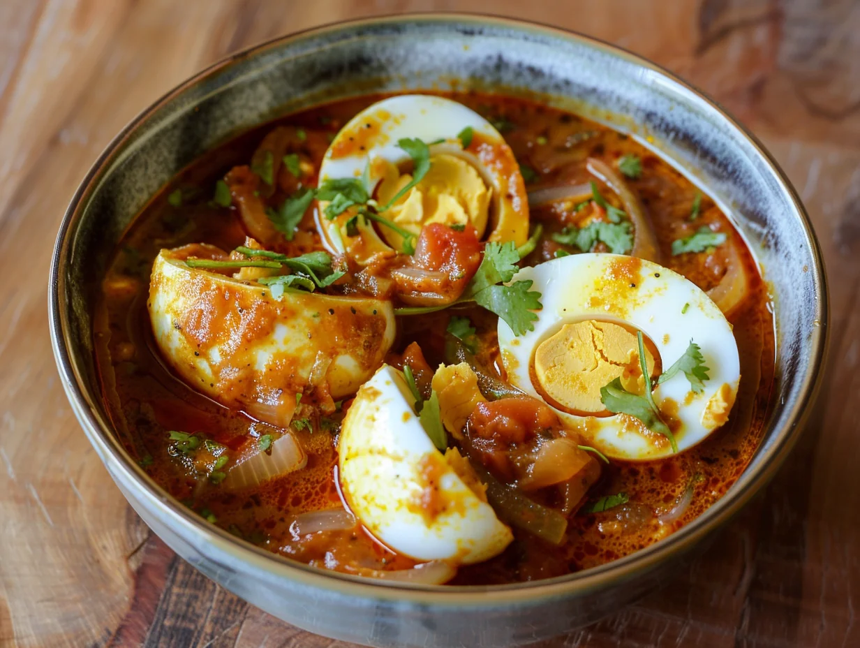 Egg curry épicé