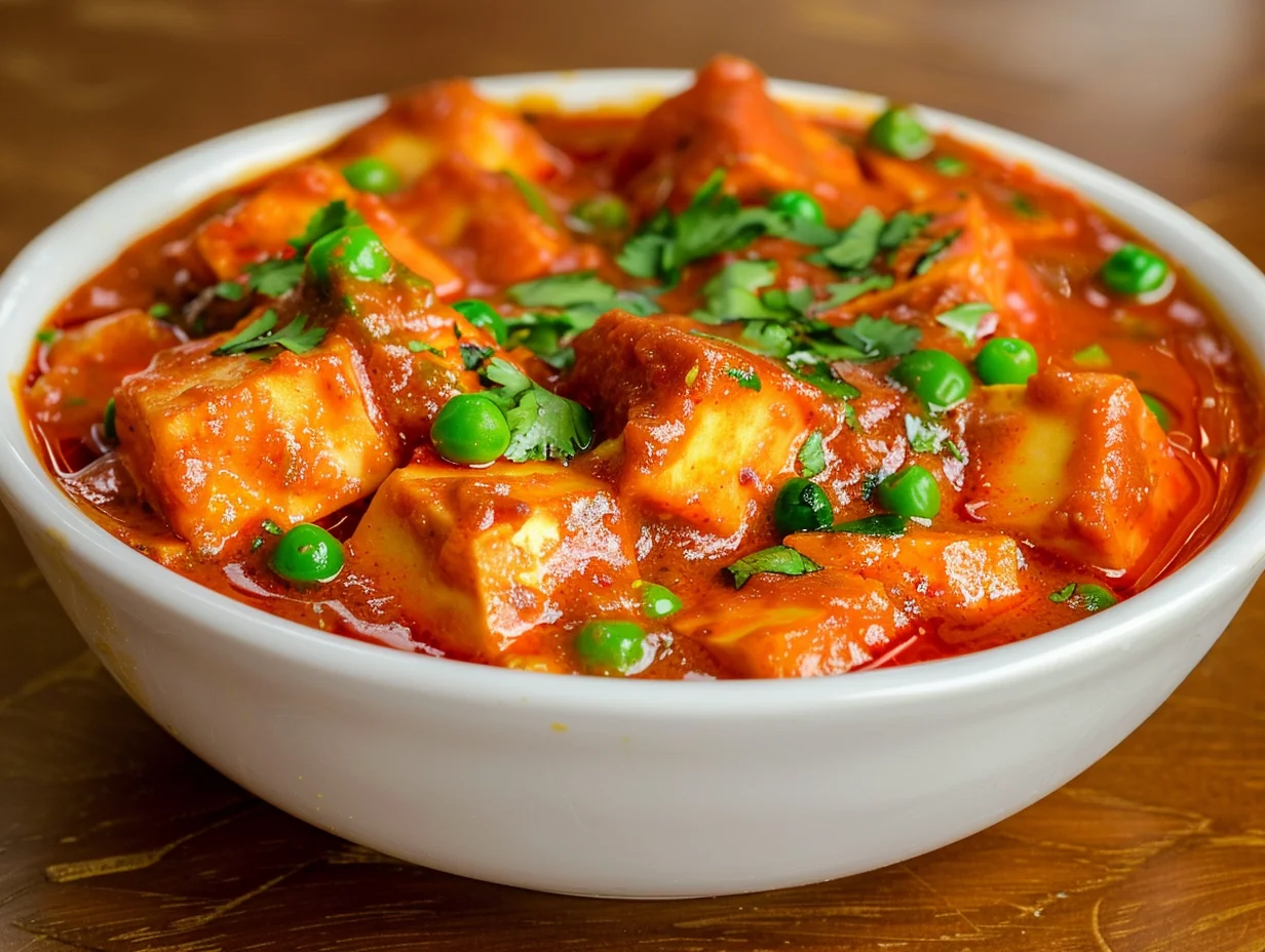 Matar paneer