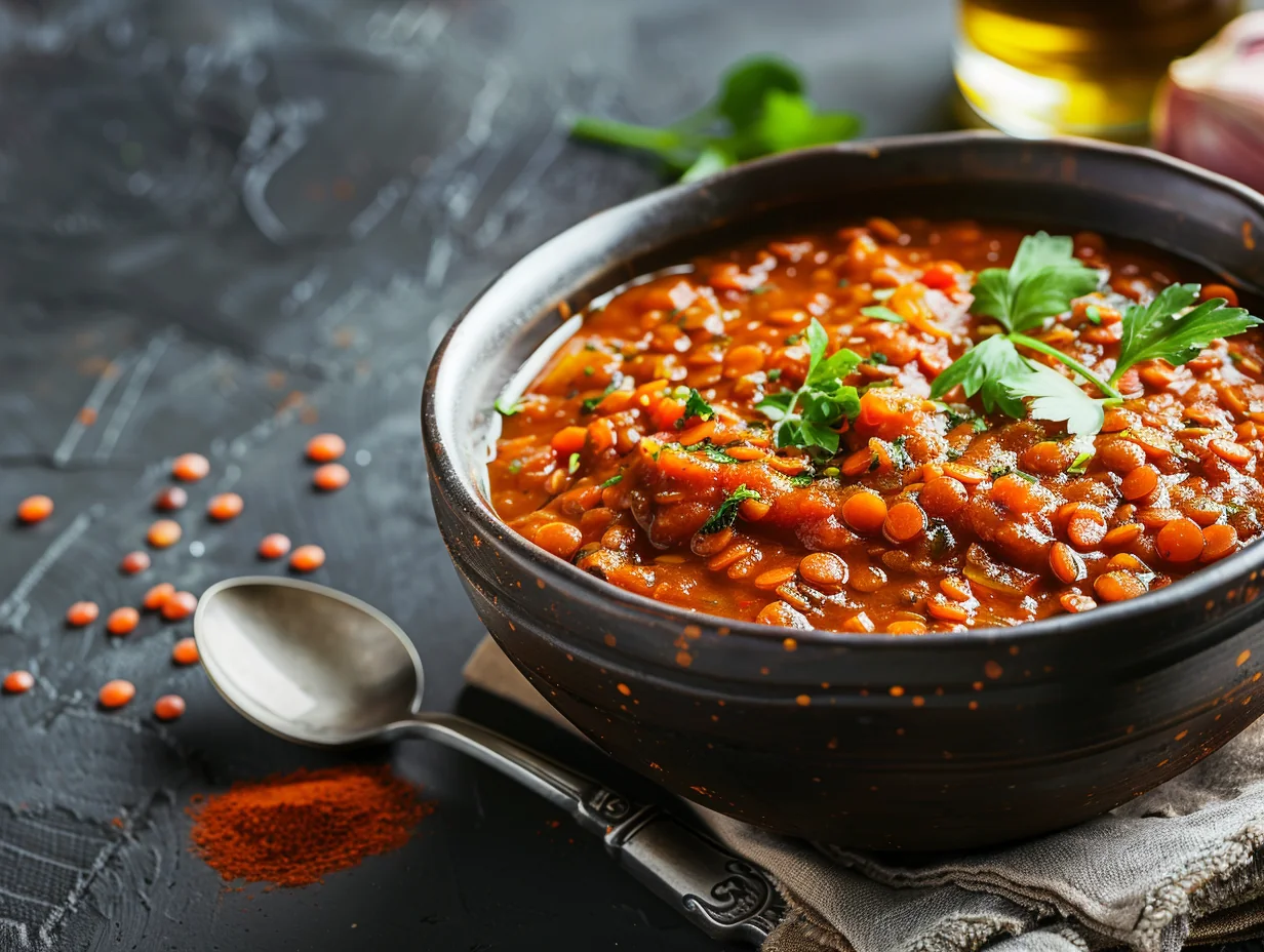 Misir wat (lentilles rouges)