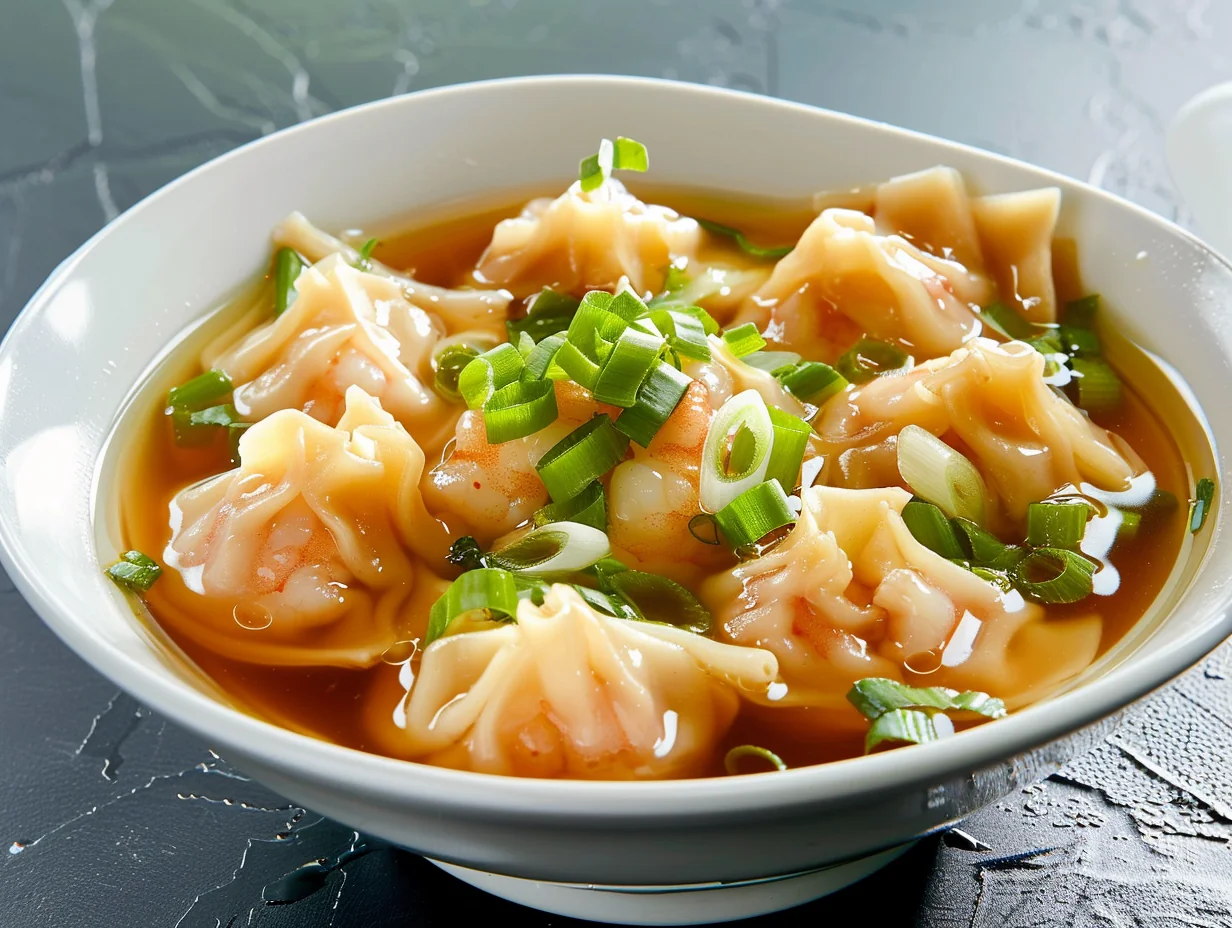 Soupe wonton aux crevettes