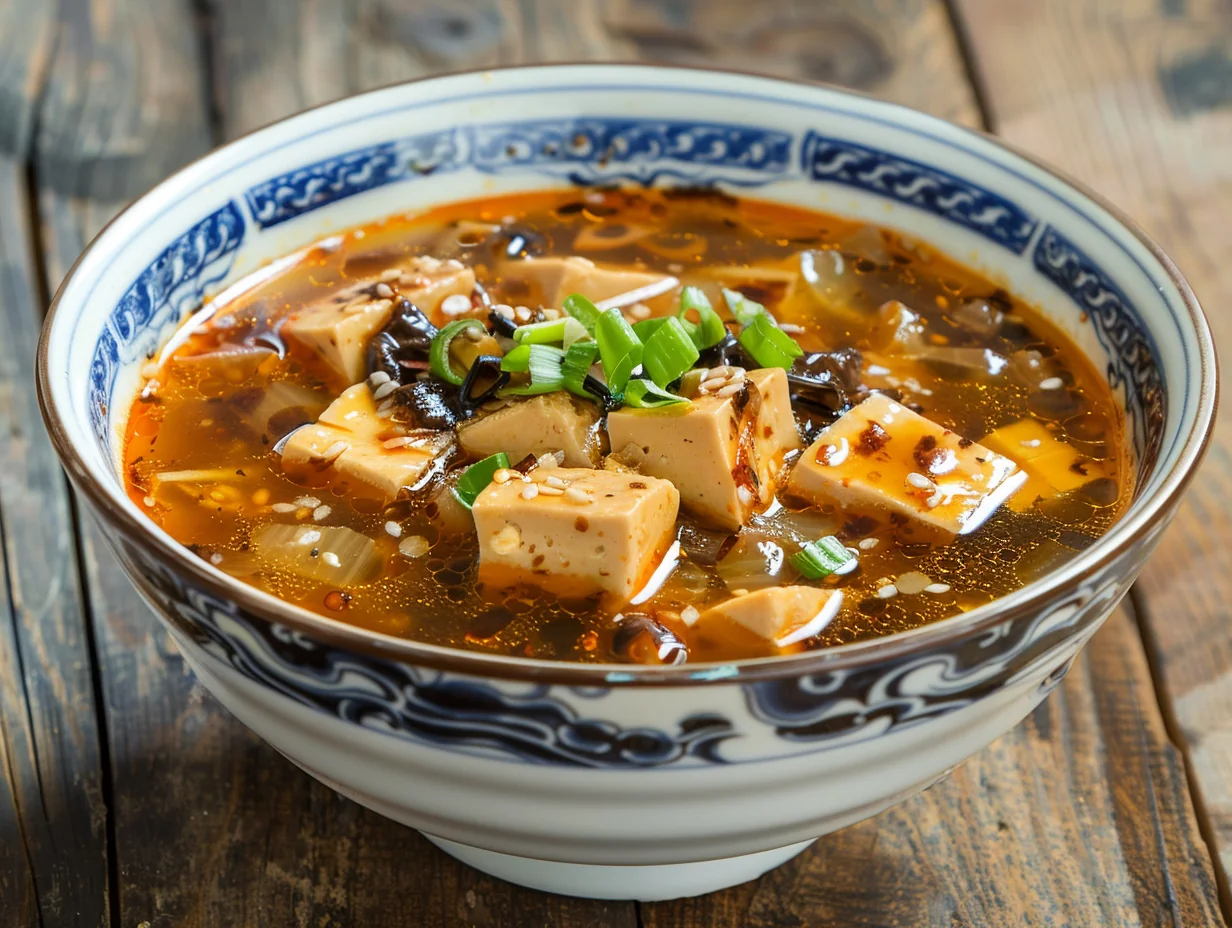 Suan la tang (aigre-pimentée)
