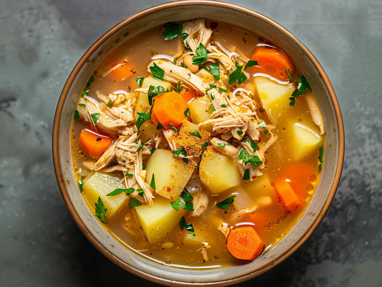 Sopa de maní bolivienne
